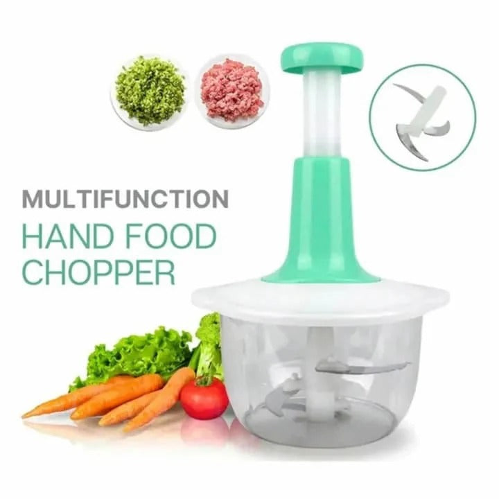 🥗 1.5L Multi-Function Hand Food Chopper – Powerful Manual Vegetable Cutter & Mixer