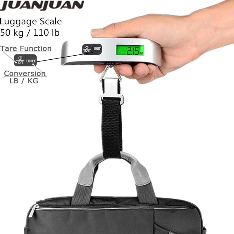 ✈️ TravelMate Pro 50kg Digital Hanging Luggage Scale